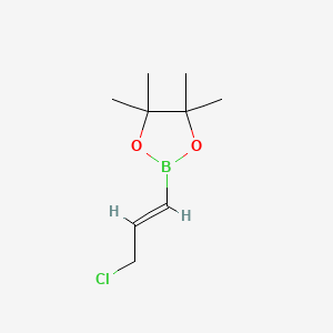 2-(3-Chloroprop-1-en-1-yl)-4,4,5,5-tetramethyl-1,3,2-dioxaborolane