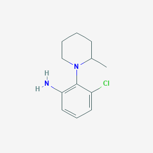 molecular formula C12H17ClN2 B3022123 3-Chloro-2-(2-methyl-1-piperidinyl)aniline CAS No. 926215-13-6