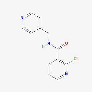 molecular formula C12H10ClN3O B3022135 2-chloro-N-(pyridin-4-ylmethyl)pyridine-3-carboxamide CAS No. 224048-88-8