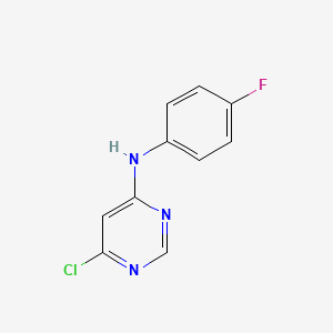 molecular formula C10H7ClFN3 B3022136 6-Chloro-N-(4-fluorophenyl)-4-pyrimidinamine CAS No. 945896-85-5