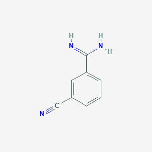 molecular formula C8H7N3 B3022140 3-Cyanobenzene-1-carboximidamide CAS No. 140658-21-5