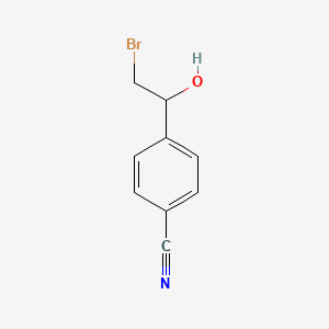 4-(2-Bromo-1-hydroxyethyl)benzonitrile