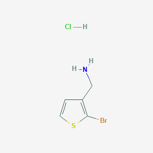molecular formula C5H7BrClNS B3022161 (2-bromothiophen-3-yl)methanamine Hydrochloride CAS No. 886460-60-2