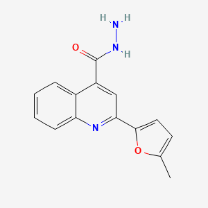 2-(5-Methyl-2-furyl)quinoline-4-carbohydrazide
