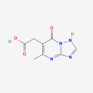 molecular formula C8H8N4O3 B3022182 (5-Methyl-7-oxo-4,7-dihydro-[1,2,4]triazolo[1,5-a]pyrimidin-6-yl)-acetic acid CAS No. 842972-62-7