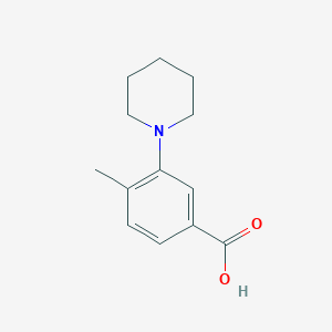 4-Methyl-3-piperidin-1-yl-benzoic acid