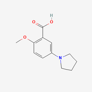 2-Methoxy-5-pyrrolidin-1-YL-benzoic acid