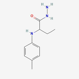 2-[(4-Methylphenyl)amino]butanohydrazide