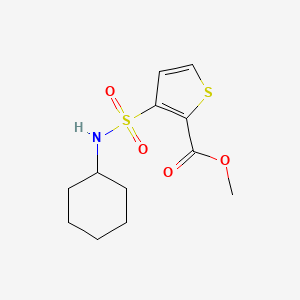 Methyl 3-[(cyclohexylamino)sulfonyl]thiophene-2-carboxylate