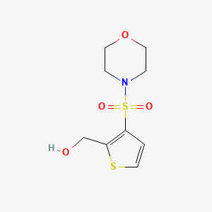 molecular formula C9H13NO4S2 B3022197 [3-(Morpholin-4-ylsulfonyl)thien-2-yl]methanol CAS No. 1030431-13-0