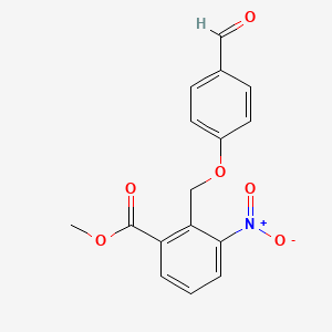 Methyl 2-[(4-formylphenoxy)methyl]-3-nitrobenzenecarboxylate