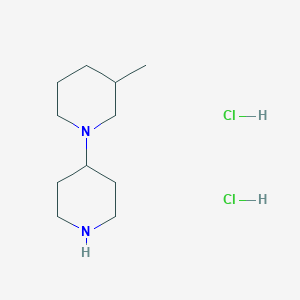 molecular formula C11H24Cl2N2 B3022249 4-(3-Methyl-1-piperidinyl)piperidine dihydrochloride CAS No. 749860-68-2