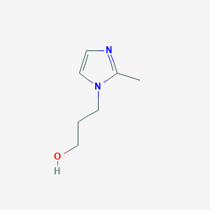 molecular formula C7H13ClN2O B3022254 3-(2-甲基-1H-咪唑-1-基)丙醇 CAS No. 22159-27-9