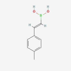 molecular formula C9H11BO2 B3022270 trans-2-(4-Methylphenyl)vinylboronic acid CAS No. 72316-17-7