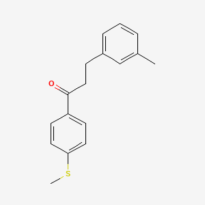3-(3-Methylphenyl)-4'-thiomethylpropiophenone