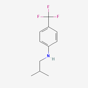 molecular formula C11H14F3N B3022321 N-(2-methylpropyl)-4-(trifluoromethyl)aniline CAS No. 887590-06-9