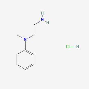 molecular formula C9H15ClN2 B3022329 N1-Methyl-N1-phenylethane-1,2-diamine hydrochloride CAS No. 141832-98-6