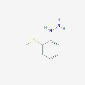molecular formula C7H10N2S B3022331 Hydrazine, [2-(methylthio)phenyl]- CAS No. 88965-67-7