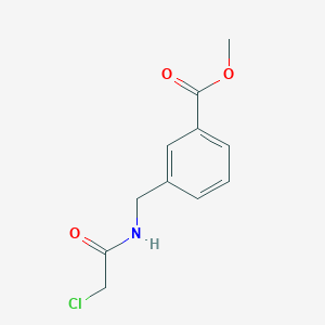 molecular formula C11H12ClNO3 B3022339 甲基3-{[(氯乙酰)氨基]甲基}苯甲酸酯 CAS No. 74553-27-8