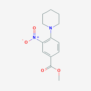 molecular formula C13H16N2O4 B3022344 Methyl 3-nitro-4-piperidin-1-ylbenzoate CAS No. 32117-05-8