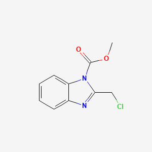 methyl 2-(chloromethyl)-1H-benzimidazole-1-carboxylate