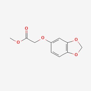 molecular formula C10H10O5 B3022348 Methyl (1,3-benzodioxol-5-yloxy)acetate CAS No. 184041-88-1