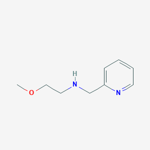 molecular formula C9H14N2O B3022363 2-甲氧基-N-(吡啶-2-基甲基)乙胺 CAS No. 62402-19-1