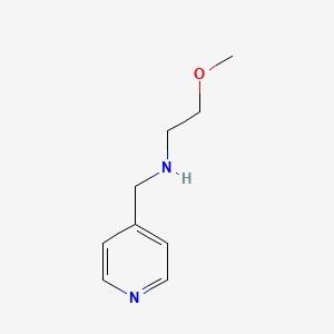 2-methoxy-N-(pyridin-4-ylmethyl)ethanamine