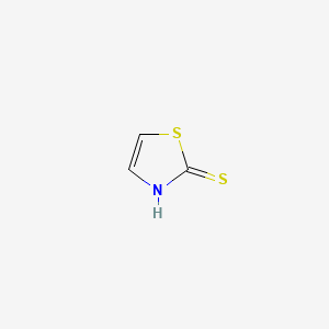 molecular formula C3H3NS2 B3022405 2-Mercaptothiazole CAS No. 82358-09-6