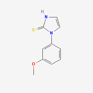 molecular formula C10H10N2OS B3022426 1-(3-methoxyphenyl)-1H-imidazole-2-thiol CAS No. 51581-49-8