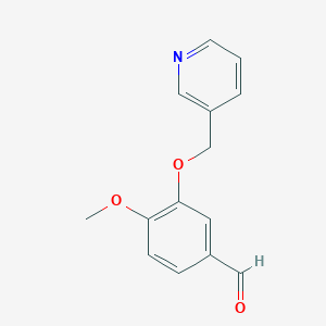 4-Methoxy-3-(pyridin-3-ylmethoxy)benzaldehyde
