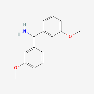 molecular formula C15H17NO2 B3022436 Bis(3-methoxyphenyl)methanamine CAS No. 860598-16-9