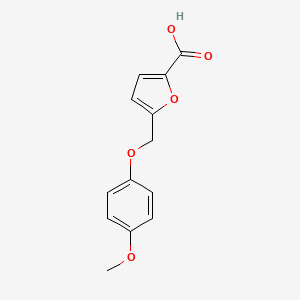 5-[(4-Methoxyphenoxy)methyl]furan-2-carboxylic acid