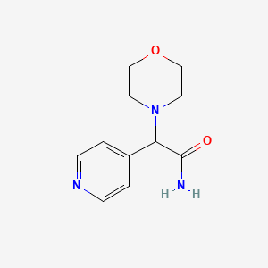 2-Morpholin-4-yl-2-pyridin-4-ylacetamide