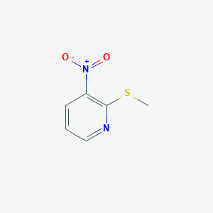 molecular formula C6H6N2O2S B3022448 Pyridine, 2-(methylthio)-3-nitro- CAS No. 22746-79-8