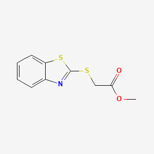 molecular formula C10H9NO2S2 B3022463 Methyl (1,3-benzothiazol-2-ylthio)acetate CAS No. 24044-87-9