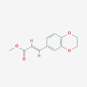 B3022469 methyl (2E)-3-(2,3-dihydro-1,4-benzodioxin-6-yl)acrylate CAS No. 383907-59-3