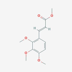 molecular formula C13H16O5 B3022470 methyl (2E)-3-(2,3,4-trimethoxyphenyl)acrylate CAS No. 116406-21-4