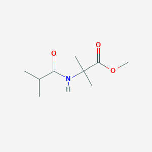 molecular formula C9H17NO3 B3022472 methyl N-isobutyryl-2-methylalaninate CAS No. 445396-06-5