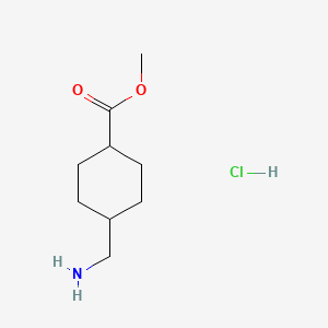 molecular formula C9H18ClNO2 B3022474 Methyl trans-4-(Aminomethyl)cyclohexanecarboxylate Hydrochloride CAS No. 54640-02-7