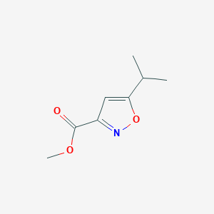 molecular formula C8H11NO3 B3022476 Methyl 5-isopropylisoxazole-3-carboxylate CAS No. 1018053-71-8