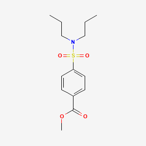 molecular formula C14H21NO4S B3022478 Methyl 4-[(dipropylamino)sulfonyl]benzoate CAS No. 53212-75-2