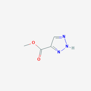 molecular formula C4H5N3O2 B3022482 methyl 1H-1,2,3-triazole-4-carboxylate CAS No. 877309-59-6
