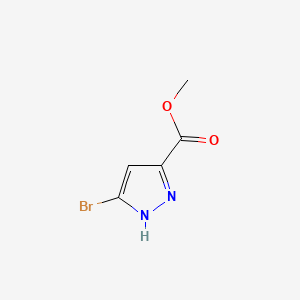 molecular formula C5H5BrN2O2 B3022483 Methyl 5-bromo-1H-pyrazole-3-carboxylate CAS No. 2246373-43-1