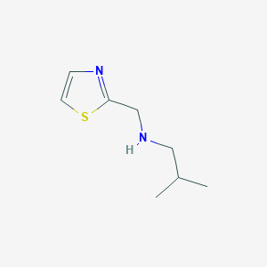 molecular formula C8H14N2S B3022486 异丁基-噻唑-2-基甲胺 CAS No. 920480-06-4