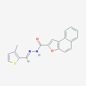molecular formula C19H14N2O2S B302249 N'-[(3-methyl-2-thienyl)methylene]naphtho[2,1-b]furan-2-carbohydrazide 