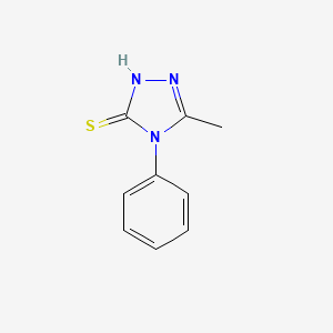 molecular formula C9H9N3S B3022491 5-methyl-4-phenyl-4H-1,2,4-triazole-3-thiol CAS No. 6232-82-2