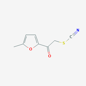 molecular formula C8H7NO2S B3022501 2-(5-Methyl-2-furyl)-2-oxoethyl thiocyanate CAS No. 1634-45-3