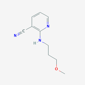 molecular formula C10H13N3O B3022512 2-[(3-Methoxypropyl)amino]nicotinonitrile CAS No. 945298-39-5
