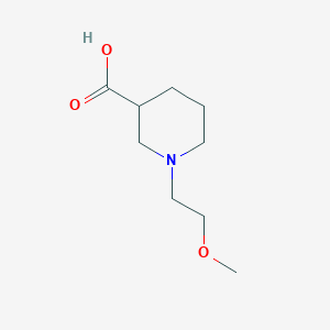 molecular formula C9H17NO3 B3022517 1-(2-Methoxyethyl)piperidine-3-carboxylic acid CAS No. 897094-35-8
